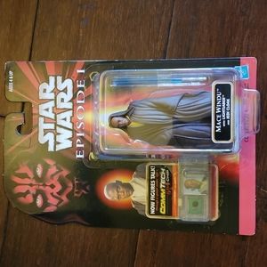 Star Wars Mace Windu with Lightsaber and Jedi Cloak